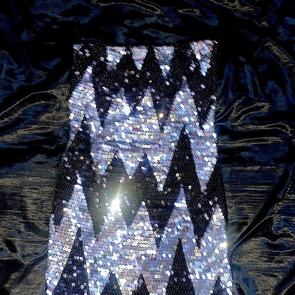 Sabora Tube Shimmer Short Dress